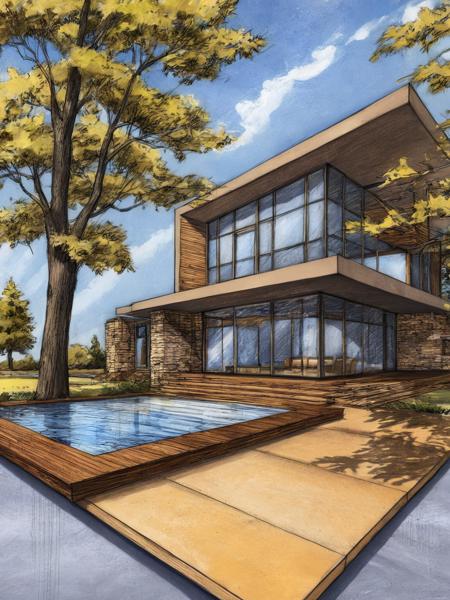 JJ's Drawing- Architecture Sketch