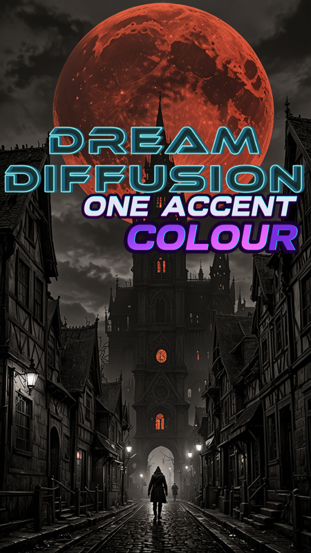 Black & White One Accent Color - Dream Diffusion - By Dice版本Black & White One Accent Color - By Dice (ID: 330165)