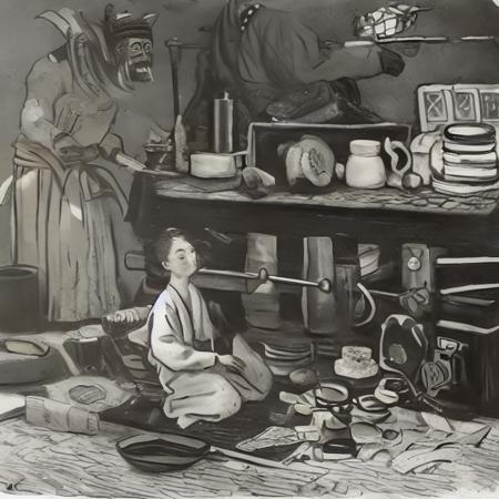 Illustrations for fairy tales, Nikolai Kochergin style