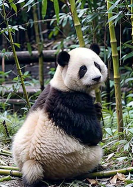 Internet celebrity panda-Hehua