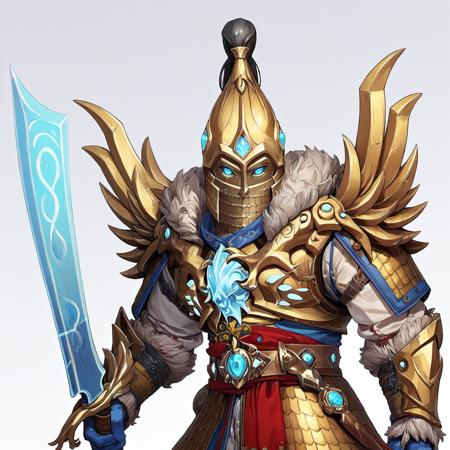 Naryska Leysa, The Golden Knight | Kislev (Total War Warhammer)