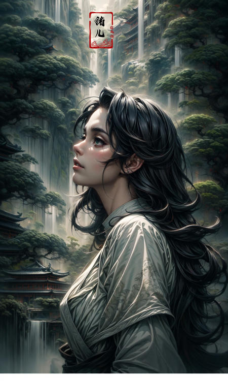 绪儿-【古风松】【 Gufeng pine 】 theme scenery