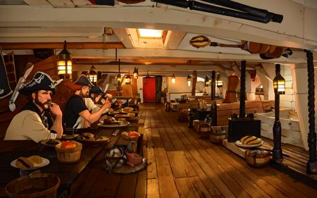 Wooden Warship Interior