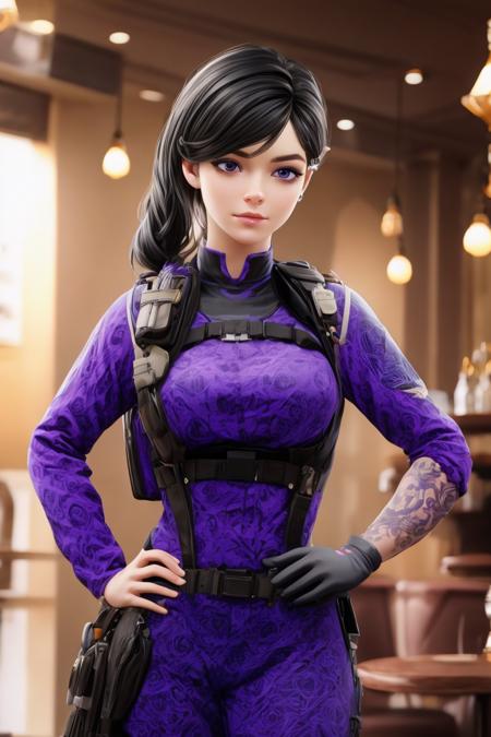 Aruni from Rainbow Six Siege