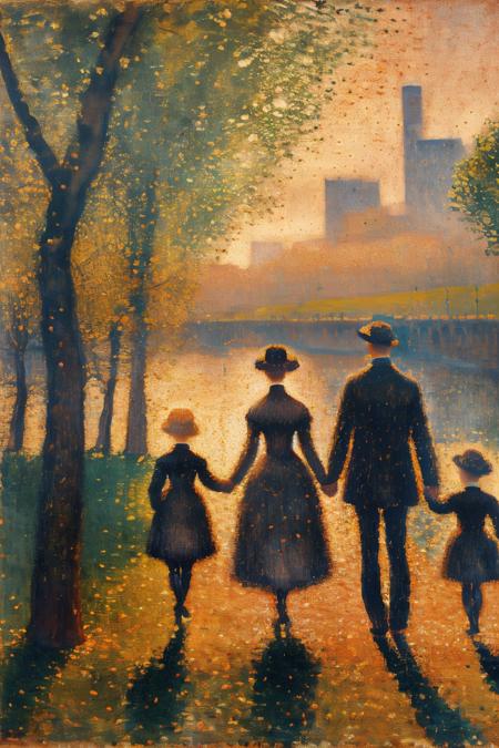 style of Georges Seurat 403