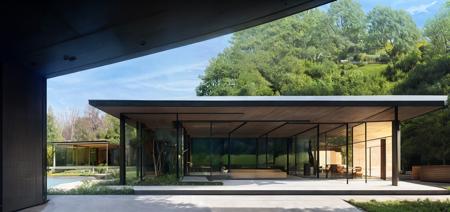 Landscape architecture Design 会客厅式景观建筑(Landscape-Oriented Rendering Algorithm)