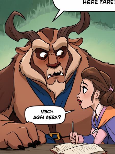 Disney Princess Comic Style and Characters LoRA