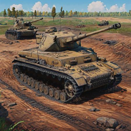 Panzer IV G Tank (SDXL)