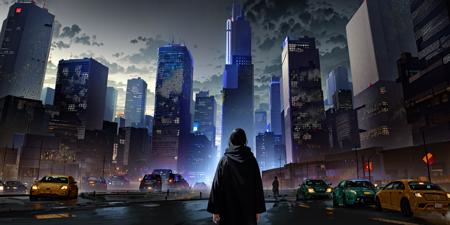 [LoRA] Movie Spider-man into the Spiderverse Landscape Style