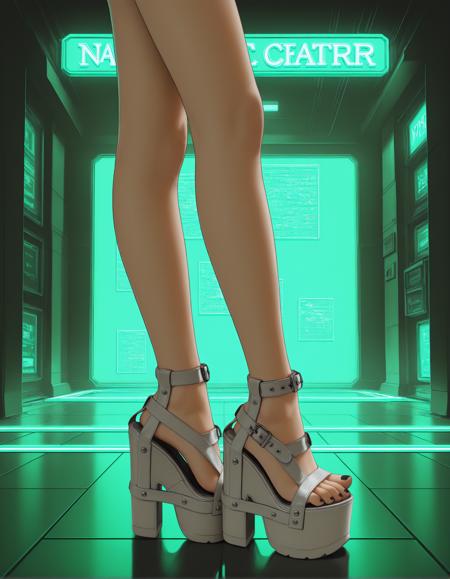 YRU Nightcall Platform Heels