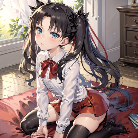 Rin tohsaka  LORA and(Pony)  from fate stay night visual novel