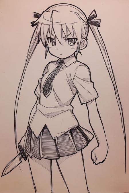 [illustrious XL] Sakino Shingetsu/さきの新月  传统黑白手绘画风- Artist Style