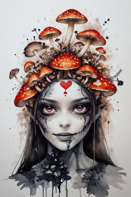 FLUX Mushroom Portrait [+SD1.5+SDXL+Pony]