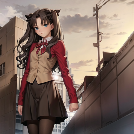 Rin tohsaka  LORA and(Pony)  from fate stay night visual novel