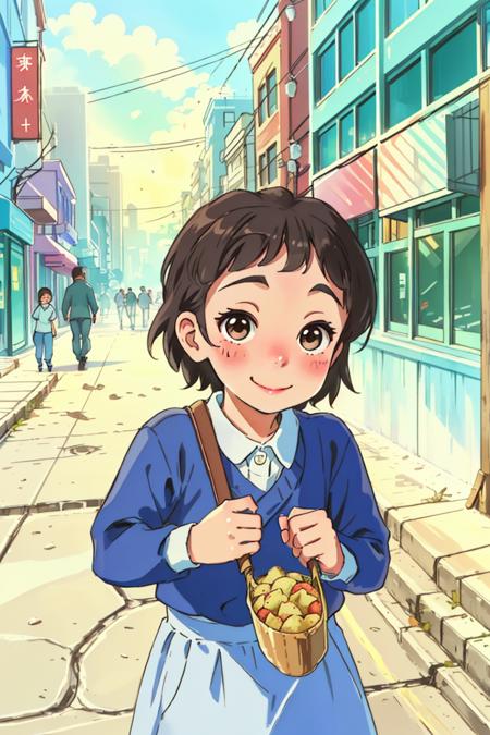 Madogiwa no Totto-chan anime style