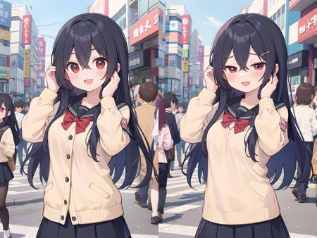 Sensual face Type 1 / 官能的(悩ましげ)な表情 Type 1