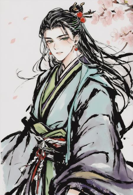 Chinese ink painting 中国水墨画