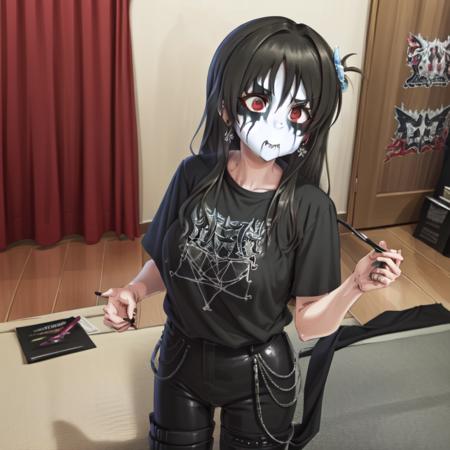 Corpse Paint/Black Metal Makeup - Concept