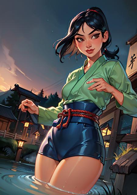 Fa Mulan Disney Princess - SD 1.5 | XL PONY - by YeiyeiArt