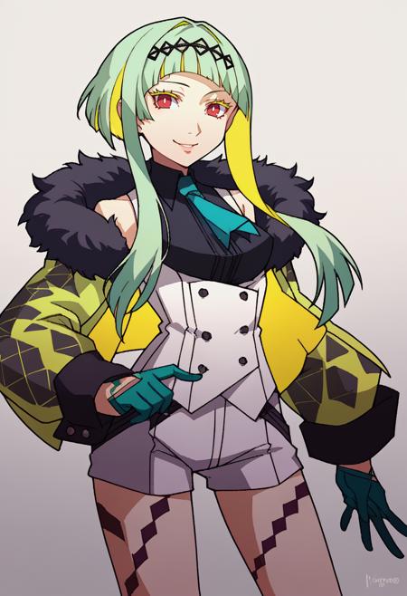 Persona 3 Portrait Style [Pony]