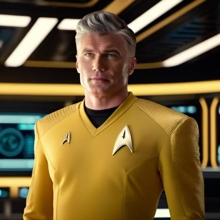 SDXL- Captain Christopher Pike SNW