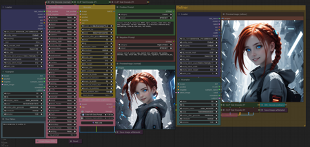 V2.5 txt2img compact workflow | Metadata, Upscale, LoRa, Styler, and Refiner版本v2.5 (ID: 600352)