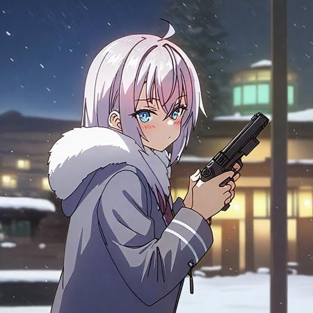 Alya-san (from Tokidoki Bosotto Russia-go de Dereru Tonari no Alya-san)