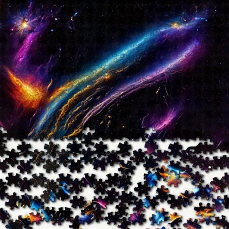 Jigsaw fragments CE SDXL