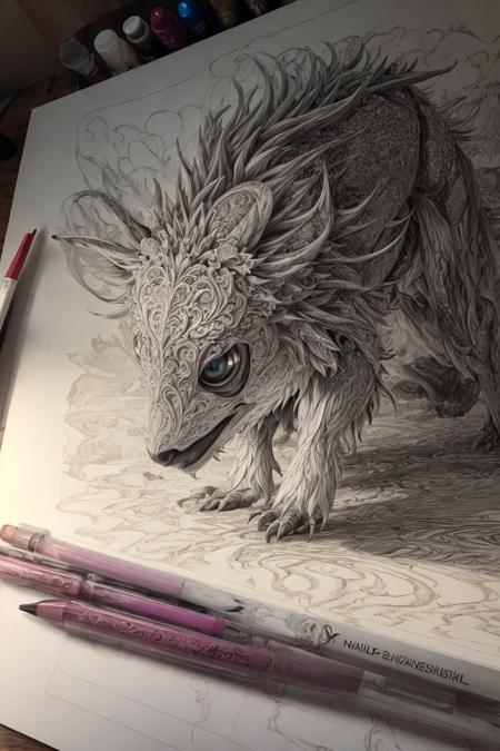 Very High Quality Handmade Drawing Generator Concept