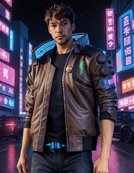 Cyberpunk Samurai Jacket SDXL