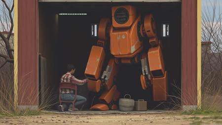 Simon Stålenhag style (FLUX)