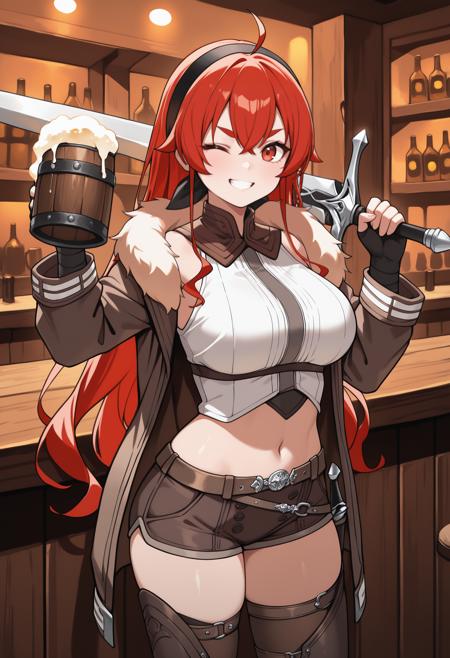 [IllustriousXL v0.1] Eris Boreas Greyrat (Adult) | Mushoku Tensei: Jobless Reincarnation版本v1.0 (ID: 1196605)