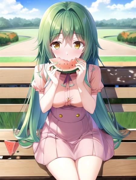 Action - Eating Watermelon - スイカで夏を満喫しよう！