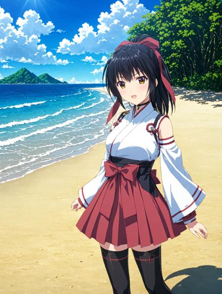 Koyori Amamiya from (Divine Miko Koyori)