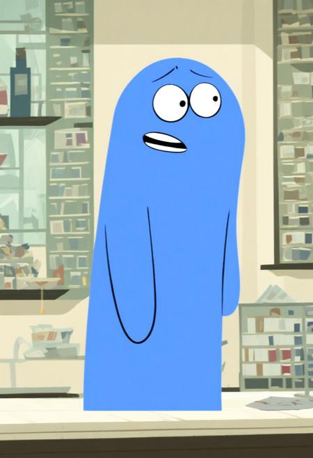 Bloo  (Foster's Home for Imaginary Friends) wip版本Bloo v2 (Foster's Home for Imaginary Friends) (Foster's Home for Imaginary Friends)