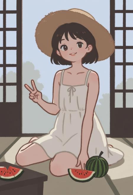 针对T-pony nai3 v6的 简笔画lora