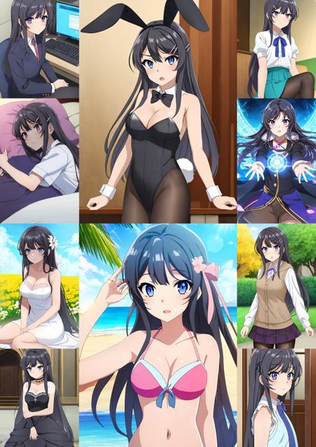 Mai Sakurajima - [Bunny girl Senpai] - [Commission]版本SD 1.5 v1.0 (ID: 295618)