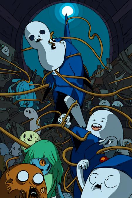 Adventure Time cartoon style