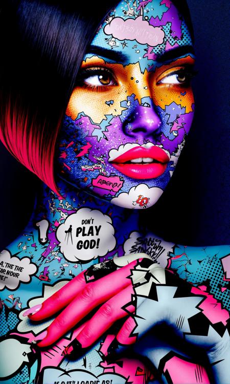 Comic Pop Art Skin [FLUX]