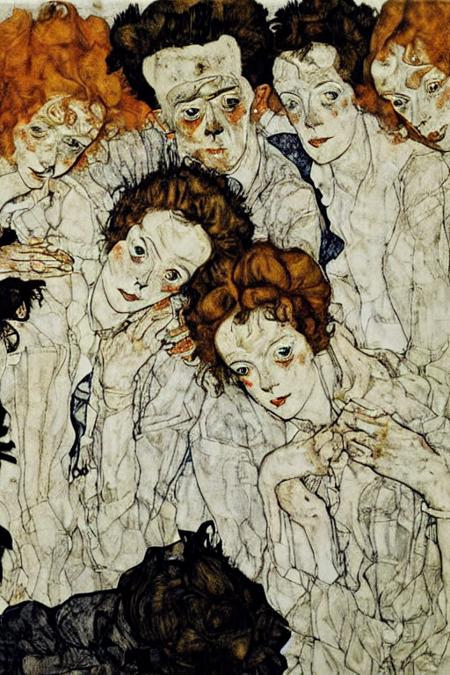 Egon Schiele Style