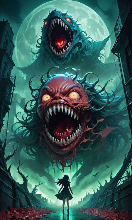 Monster Codex-Abyss girl | 怪物志-裂嘴女 | 深渊巨口