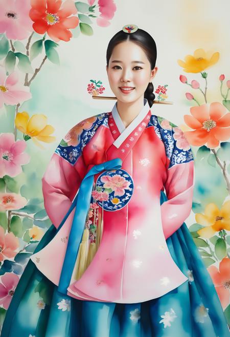 Hanbok_Woman_Dangui_XL Korean traditional clothes