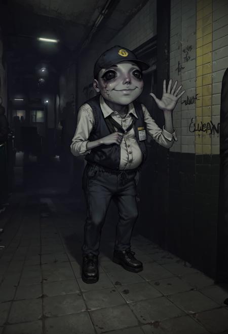 [Urban Abandoned] Abandoned Subway Station Style Background