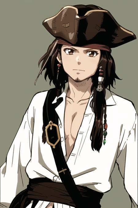 Jack Sparrow - Realistic + Anime - LoRA + Guide
