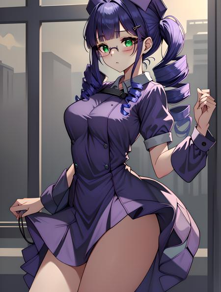 Purple Nurse Outfit