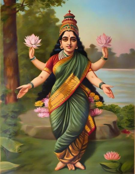 Raja Ravi Varma - Indian Artist Style (SDXL)