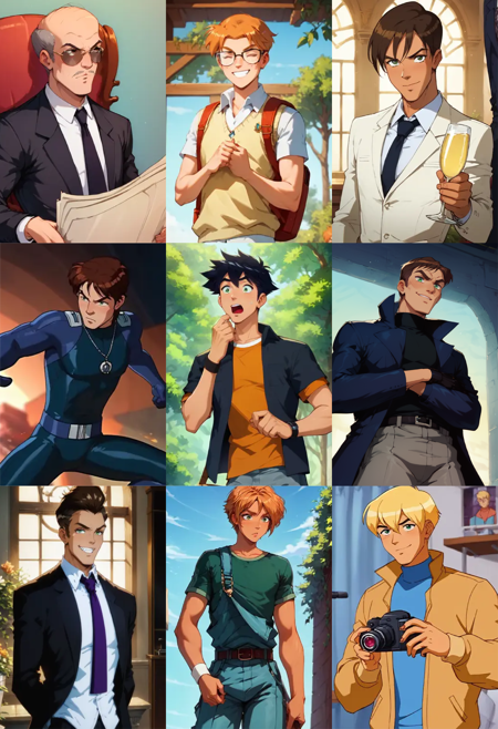 [Character] Men in Totally Spies! series - Character's LORAs pack - PDXL版本Jerry (ID: 656311)