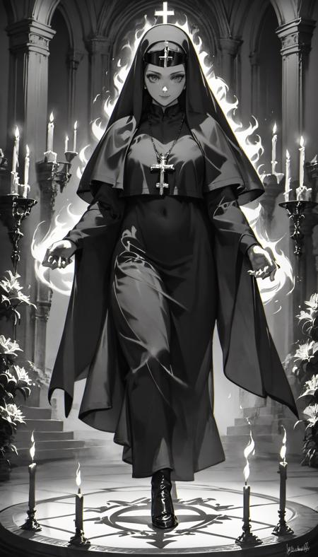 Orthodox nun