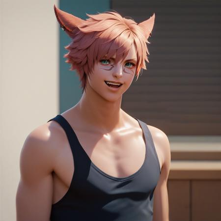 Male Miqo`te Final Fantasy XIV版本V1 (ID: 662625)