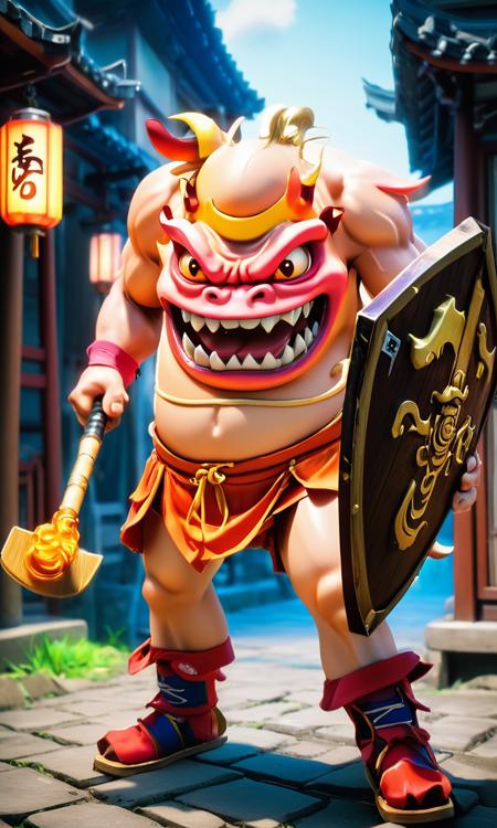 Monster Codex-XingTian | 怪物志-百鬼-刑天